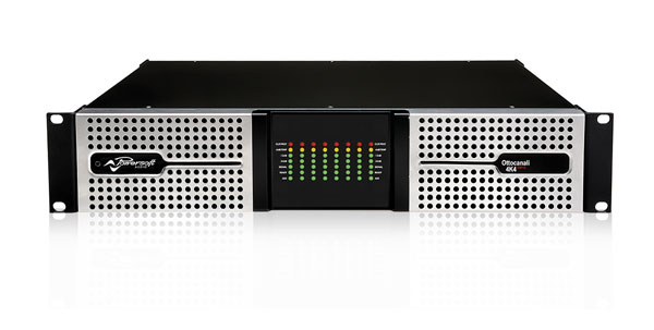 Powersoft Ottocanali 4K4 DSP+D amplifier, front panel