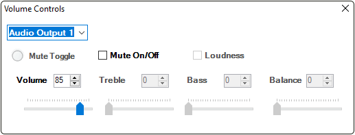 I controlli di volume Control4 per Mezzo
