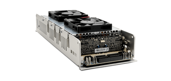 DigiMod 3004PFC4 amplifier module with two cooling fans