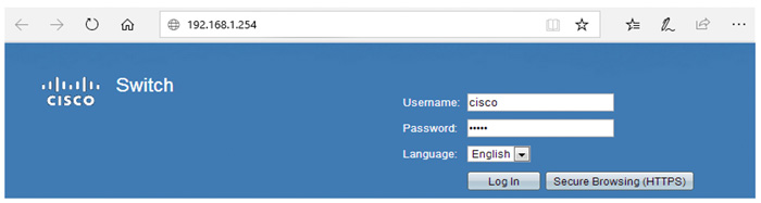 Ethernet-Status-window