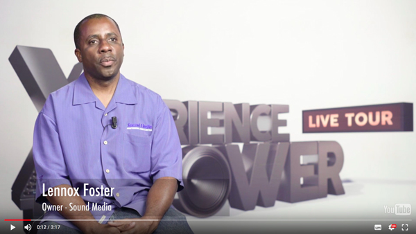 Video interview with Lennox Foster, owner of Sound Media