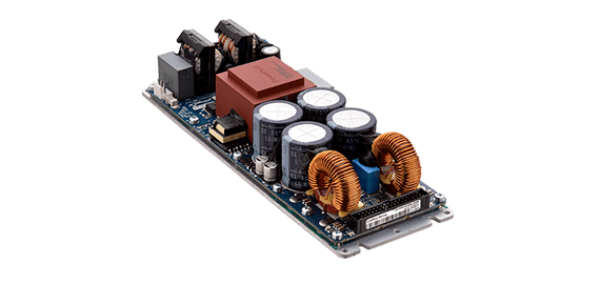 LiteMod HV amplifier module, open circuit board with two toroidal coils