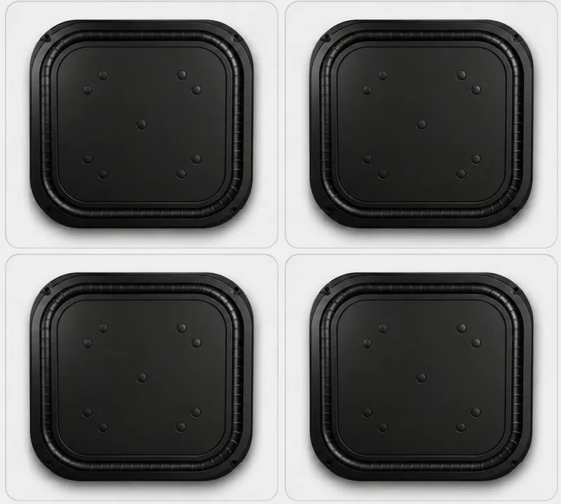 Four MM-FORCE units side by side: building-block scalability