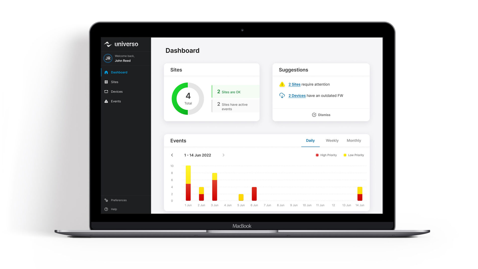 Universo the Powersoft Cloud